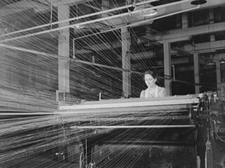 Jack Delano photographs female factory worker in the 1940's